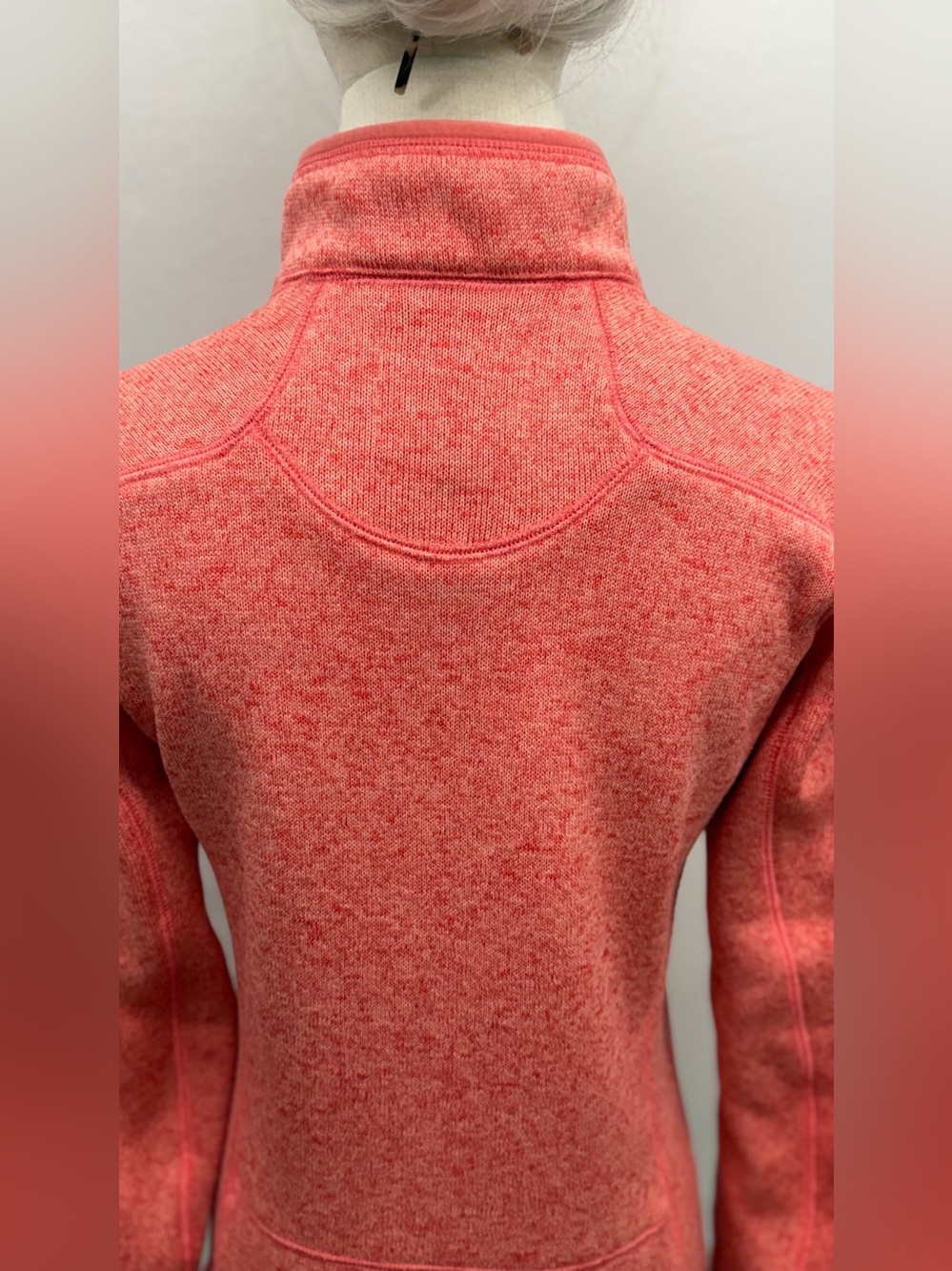 Icewear Iceland Full Zip Fleece Jacket XS Coral Pink Heathered Outdoor Hiking - Picture 8 of 16